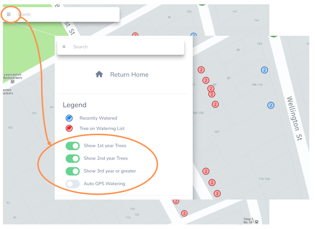 watering toggle years